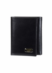 GUESS Men's Leather Trifold Wallet