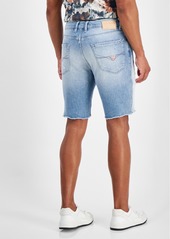 Guess Men's Logan Slim-Fit Destroyed Denim Shorts - Alchemy Blue