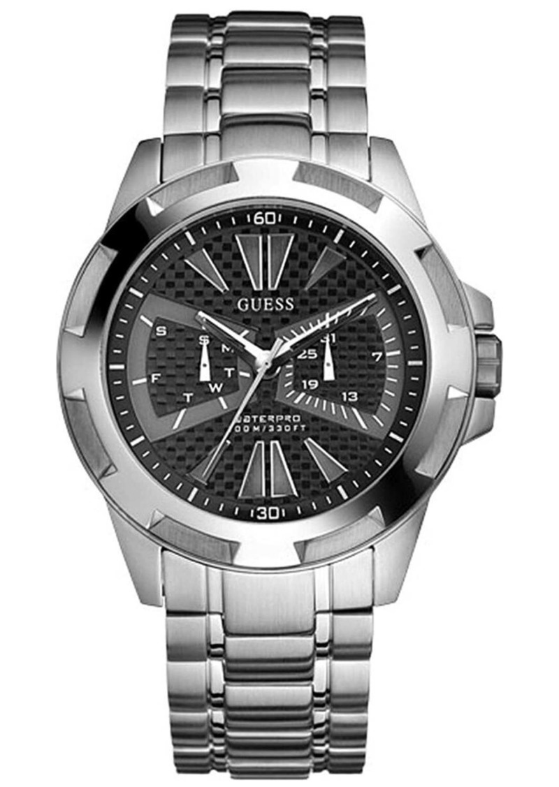 Guess Men's Multi-Function Black Dial Black Dial Watch