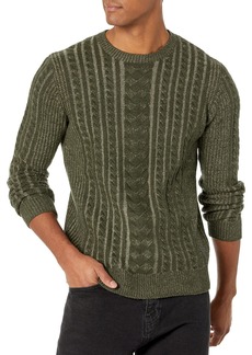 GUESS Men's Phil Cable Knit Sweater  XXL