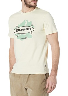 GUESS Men's Short Sleeve Basic La Logo Tee
