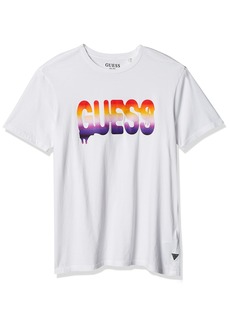 GUESS Men's Short Sleeve Basic Ombre Tee