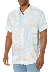 GUESS Men's Short Sleeve Eco Rayon  Shirt