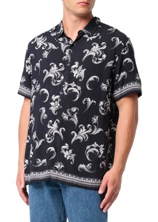 GUESS Men's Short Sleeve Eco Rayon  Shirt