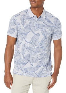 GUESS Men's Short Sleeve Leaves Polo
