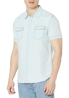 GUESS Men's Short Sleeve Truckee Shirt