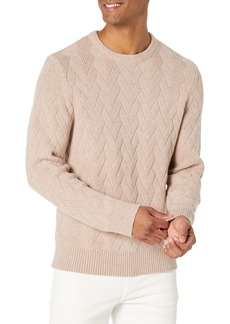 GUESS Men's Simon Basket-Weave Sweater  XL