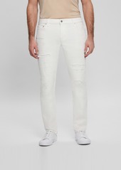 Guess Men's Slim Tapered Jeans - White