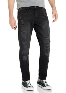 GUESS mens Slim Tapered Jeans   US