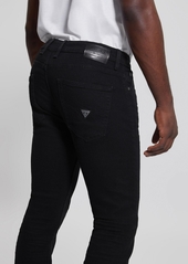 Guess Men's Eco Davis Black Wash Slim Straight Jeans - Black