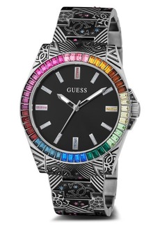 GUESS Multicolor Crystal Bracelet Watch