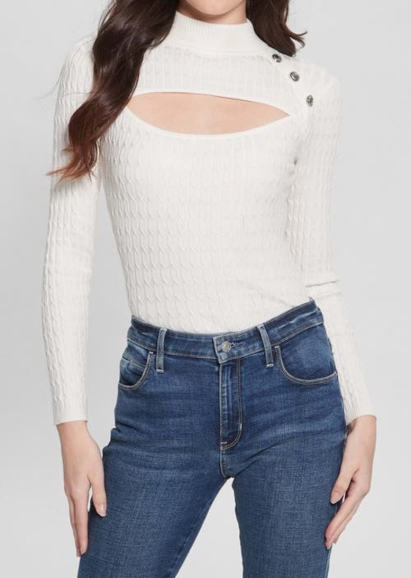 GUESS Nikki Front Cutout Sweater