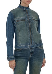 GUESS ORIGINALS Go Denim Moto Jacket