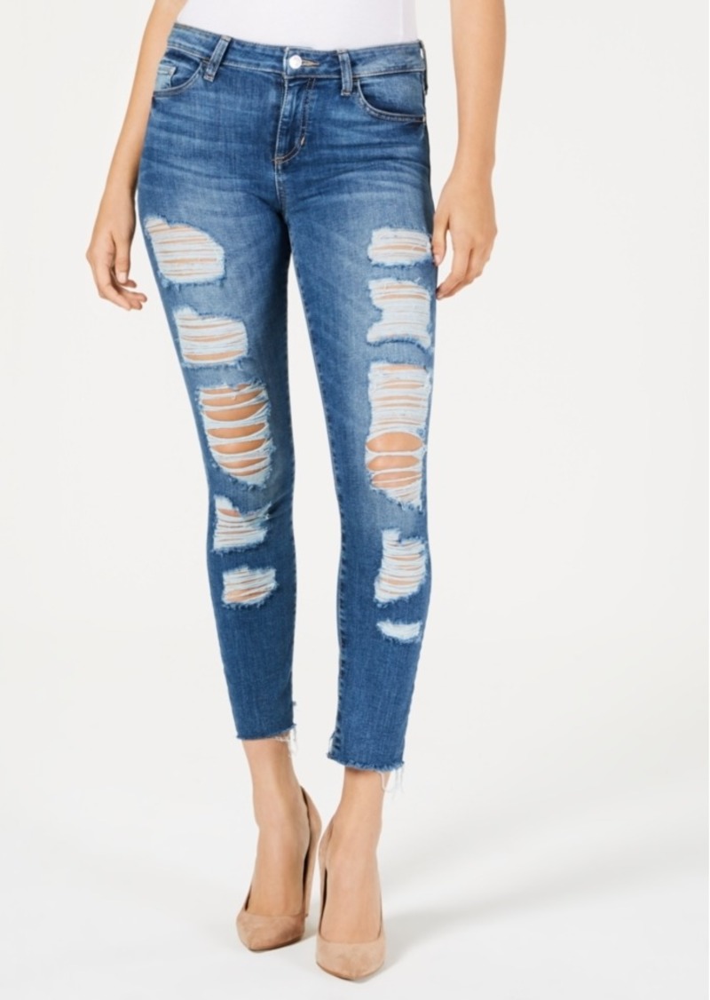 guess ripped skinny jeans