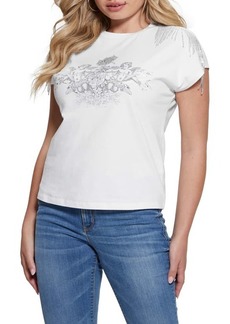 GUESS Royal Fringe Cotton Graphic T-Shirt