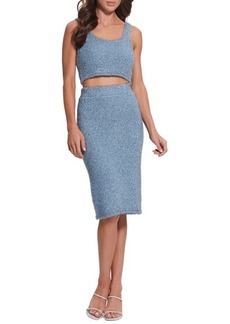 GUESS Tinsley Sparkle Sweater Pencil Skirt