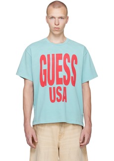 GUESS USA Blue Faded T-Shirt