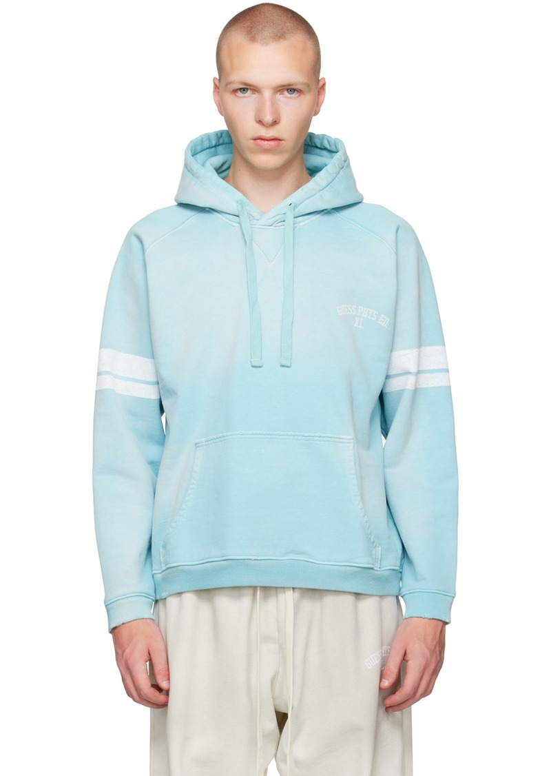 GUESS USA Blue Relaxed Hoodie