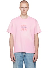 GUESS USA Pink Faded T-Shirt