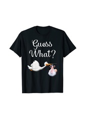 Guess What Baby Announcement - Stork Delivery T-Shirt