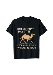 Guess What Day Is It Camel Funny Hump Day Retro 70s T-Shirt