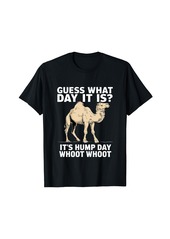 Guess What Day Is It Camel Funny Hump Day Retro 70s T-Shirt