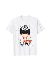 Guess What?cute fox graphics T-Shirt girls