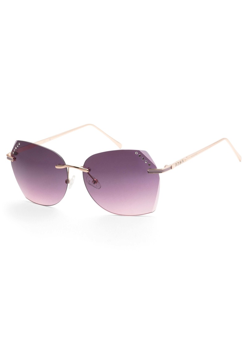 Guess Women's 61mm Rose Gold Sunglasses GF0384-28T