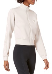 GUESS Women's Active Long Sleeve Zip Front Sweatshirt