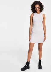 Guess Women's Allie Ribbed Sleeveless Sweater Dress - Low Key And Mauvelous Vanise