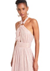 Guess Women's Angel Plisse Halter-Neck Evening Gown - F218-brigh