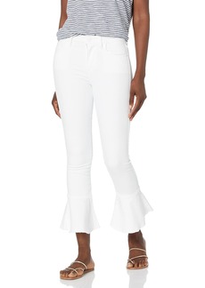 GUESS Women's Ayla Stretch Fit Ruffle Flare Jean