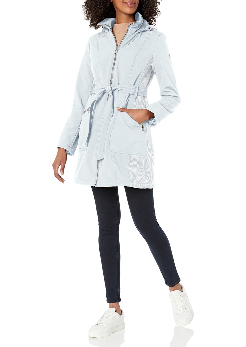 GUESS Softshell Coat– Casual Transitional Jacket for Women Fall to Winter Wardrobe