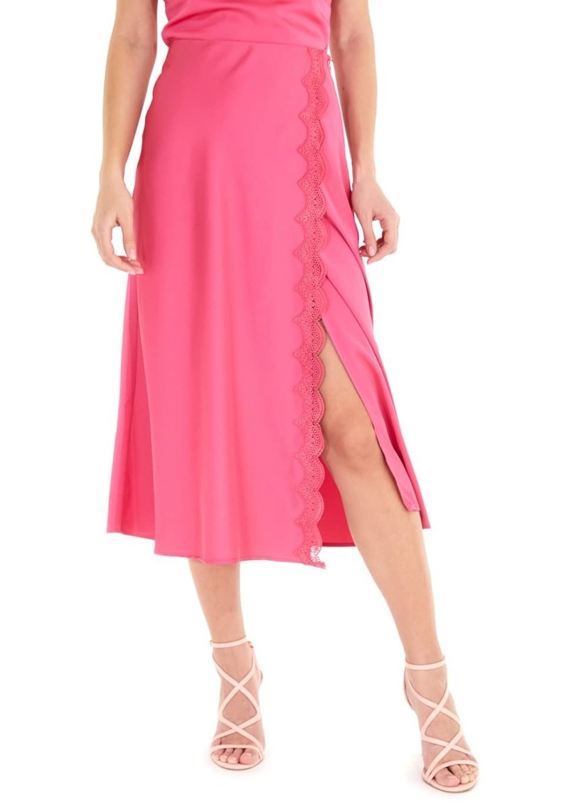 GUESS Women's Bianca Lace Midi Skirt