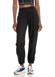 GUESS Women's Bowie Straight Leg Cargo Chino Pant