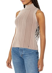 GUESS Women's Brigitte Turtleneck Sleeve Sweater  Extra Large