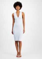 Guess Women's Carista Ribbed Midi Dress - Sky High