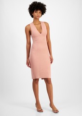 Guess Women's Carista Ribbed Midi Dress - Sky High