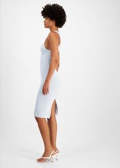 Guess Women's Carista Ribbed Midi Dress - Sky High