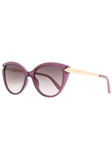 Guess Women's Cateye Sunglasses GU7658 81Z Lilac/Gold 56mm