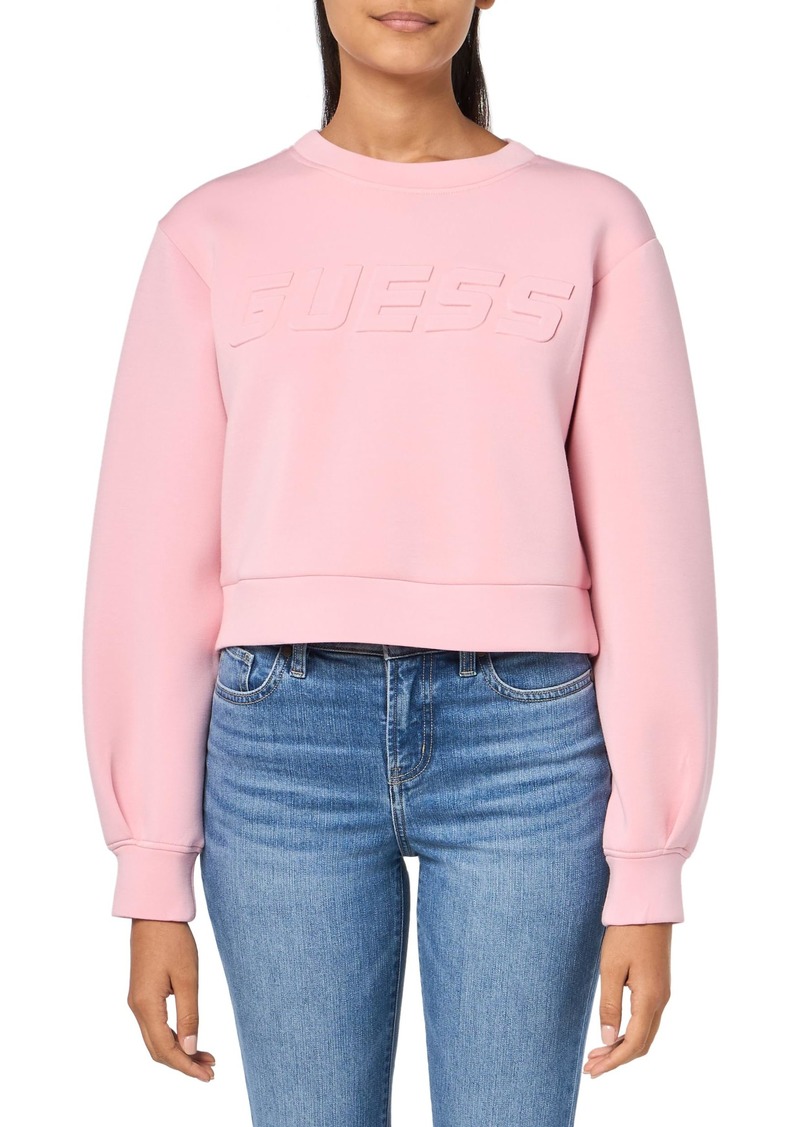 GUESS Women's Cindra Crew Neck Sweatshirt