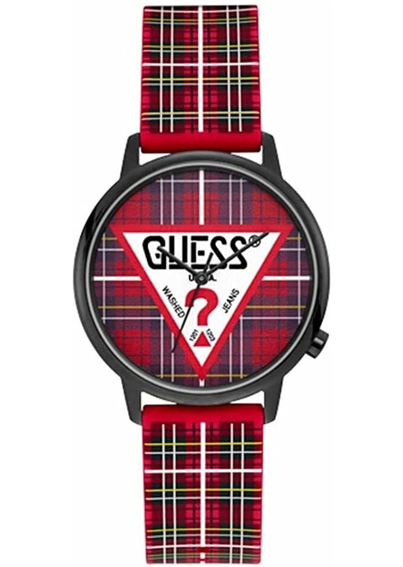 Guess Women's Classic Red Dial Watch