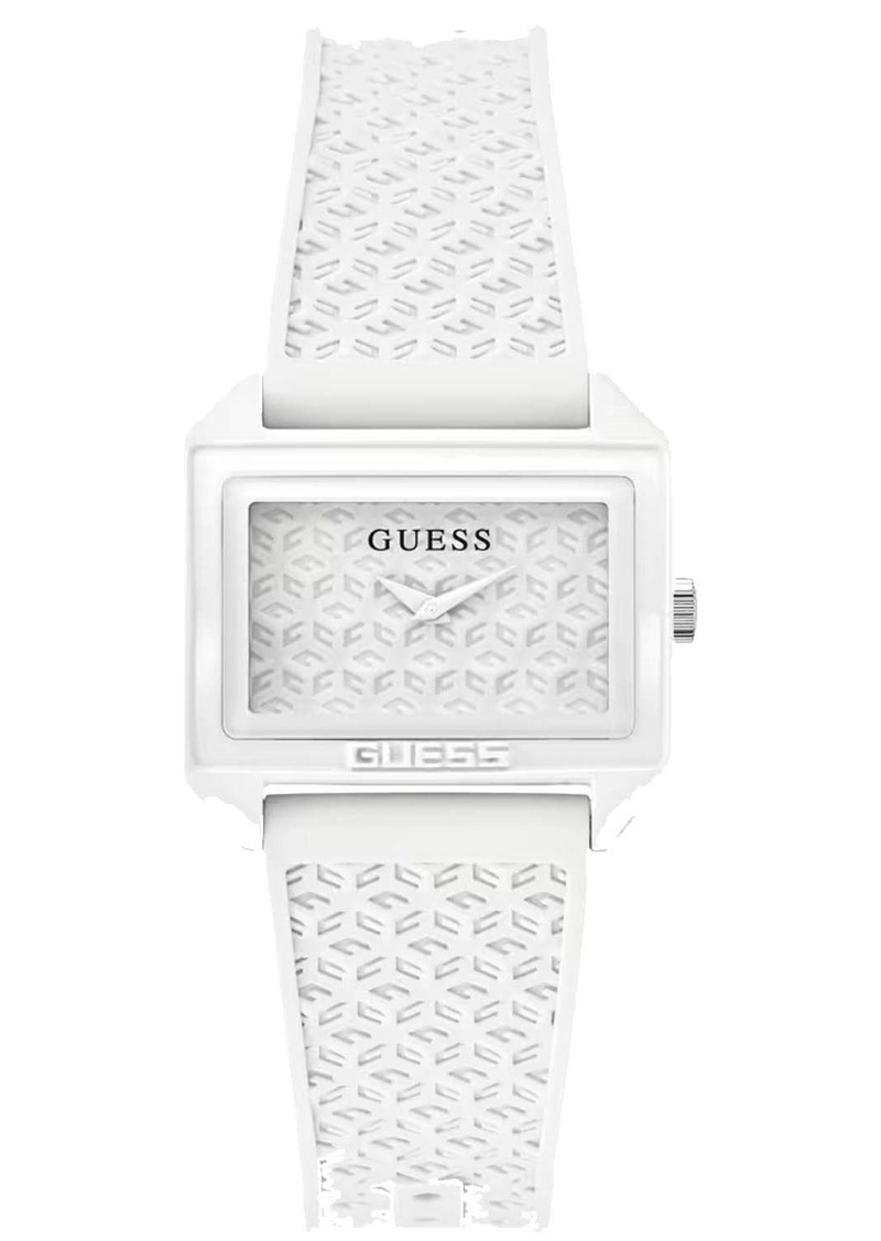 Guess Women's Classic White Dial Watch