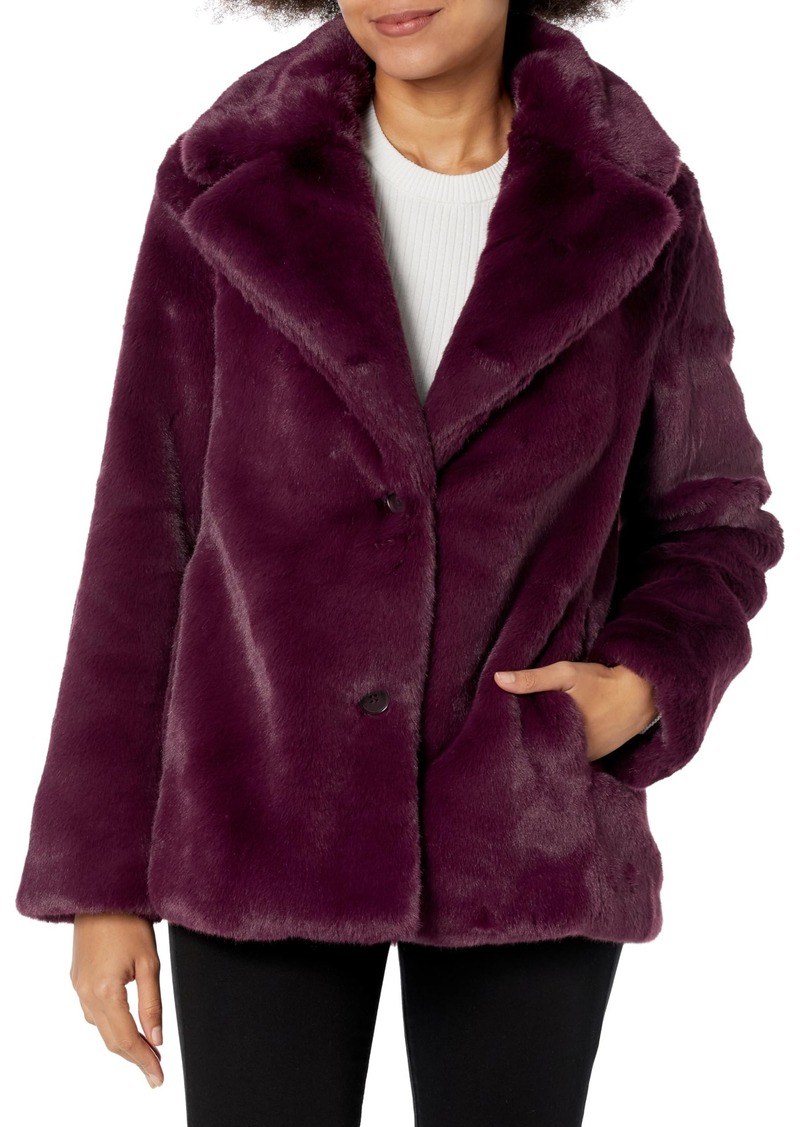 GUESS Women's Corinne Med Length Coat