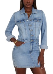 Guess Women's Cotton Kenia Button-Front Denim Dress - Sadie Jean