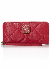 GUESS womens Dilla Large Zip Around Wallet   US