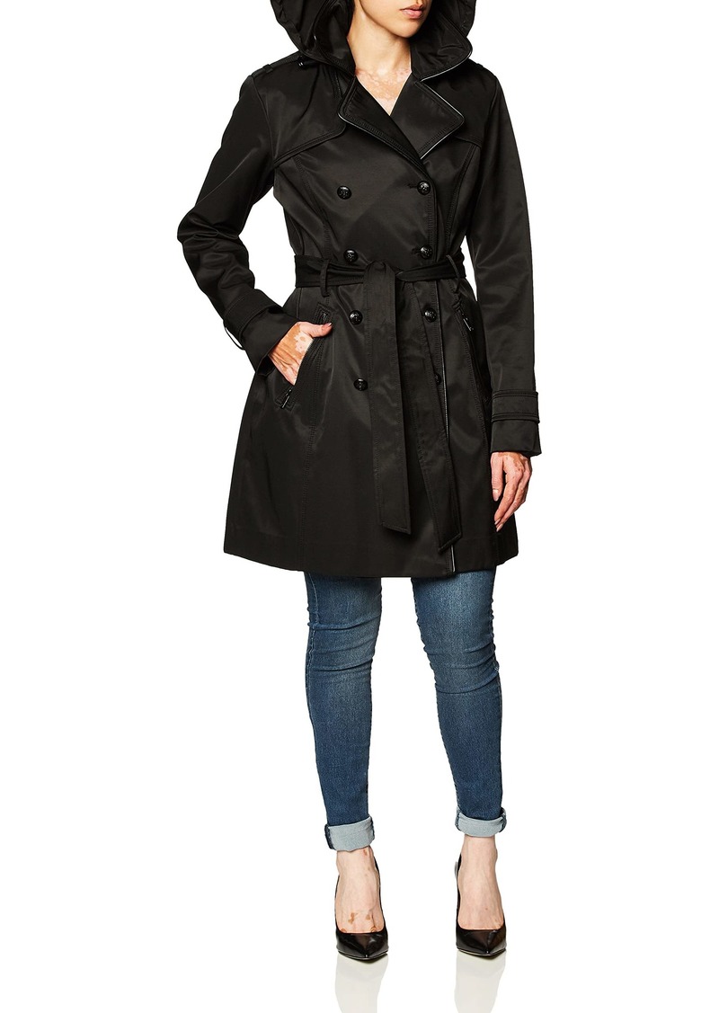 GUESS Women's Double Breasted Trenchcoat