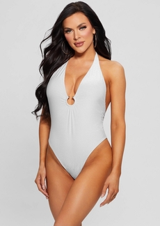 Guess Women's Eco One-Piece Swimsuit - Pure white