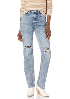 GUESS Women's Eco Relaxed 80S Straight Leg Jean