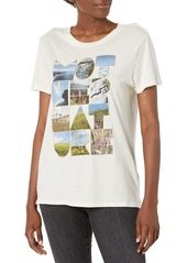 GUESS Women's Eco Short Sleeve Mother Nature Easy Tee